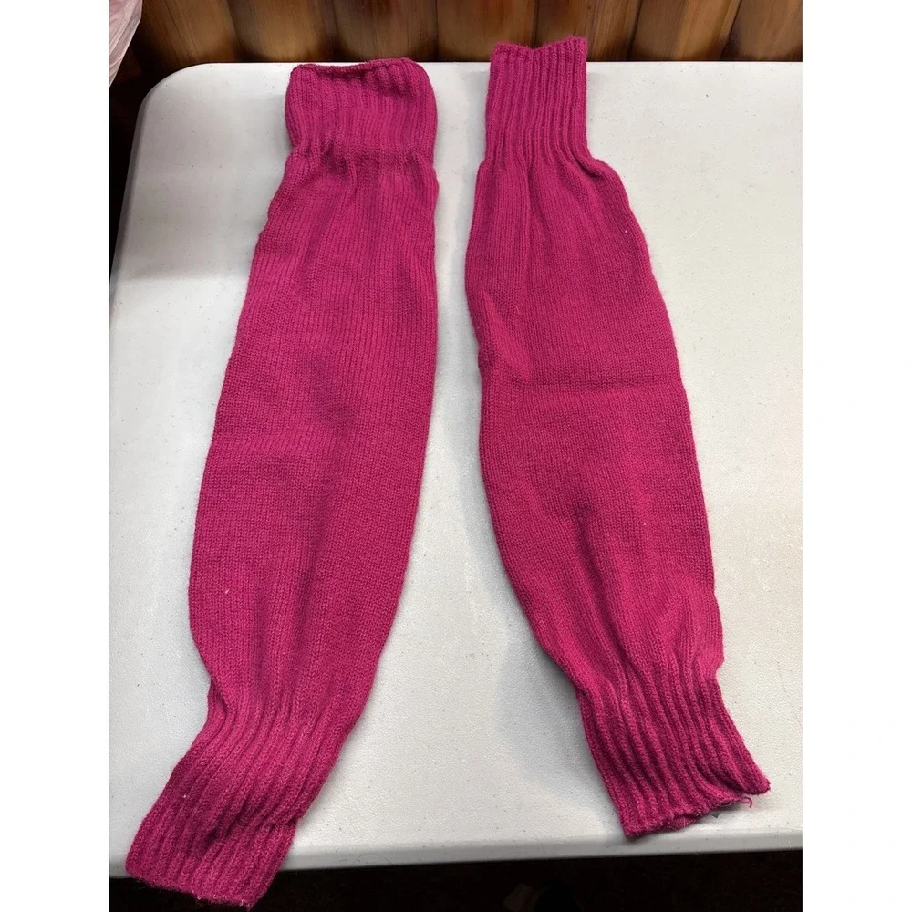 VTG Leg Warmers  Pink Y2K 90s Balletcore Dance Dancer Ballet Uptown Chic Funky